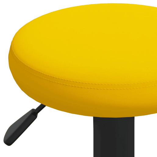 vidaXL Bancos de bar 2 pcs veludo amarelo mostarda