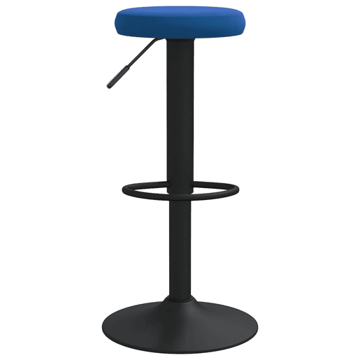 vidaXL Bancos de bar 2 pcs veludo azul vidaXL Bancos de bar 2 pcs veludo azul