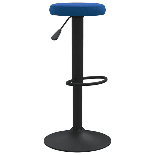 vidaXL Bancos de bar 2 pcs veludo azul vidaXL Bancos de bar 2 pcs veludo azul