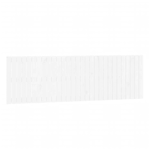 vidaXL Cabeceira de parede 185x3x60 cm madeira de pinho maciça branco vidaXL Cabeceira de parede 185x3x60 cm madeira de pinho maciça branco
