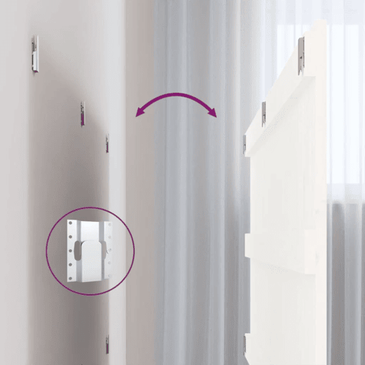 vidaXL Cabeceira de parede 127,5x3x60 cm pinho maciço branco