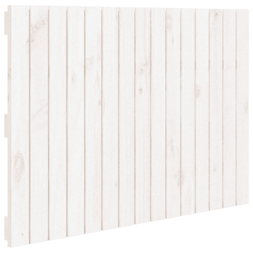 vidaXL Cabeceira de parede 95,5x3x60 cm madeira de pinho maciça branco vidaXL Cabeceira de parede 95,5x3x60 cm madeira de pinho maciça branco