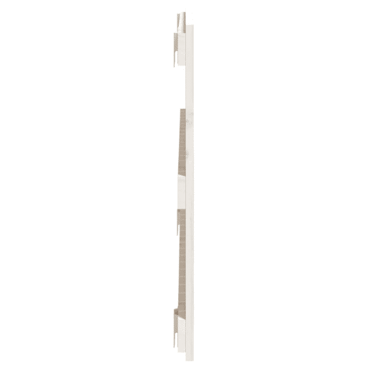 vidaXL Cabeceira de parede 95,5x3x60 cm madeira de pinho maciça branco vidaXL Cabeceira de parede 95,5x3x60 cm madeira de pinho maciça branco