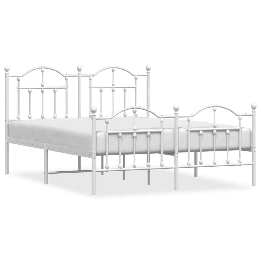 Estructura de cama 150x200 Blanco