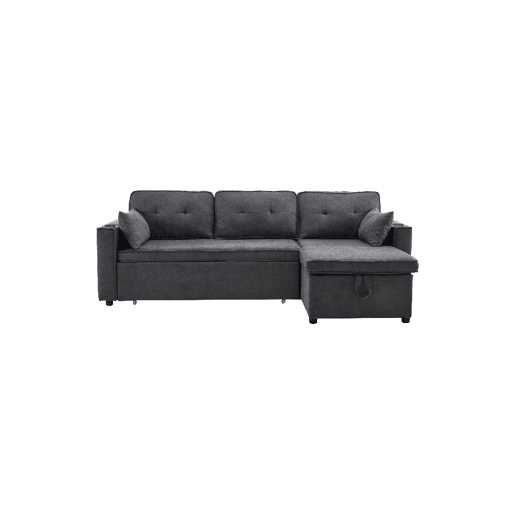 Sofá Cama reversível conversível 3 lugares,cinza Sofá Cama reversível conversível 3 lugares,cinza
