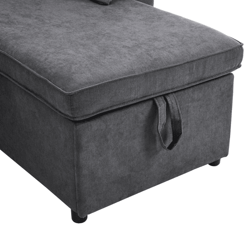 Sofá Cama reversível conversível 3 lugares,cinza Sofá Cama reversível conversível 3 lugares,cinza