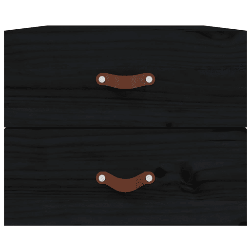 vidaXL Mesa de cabeceira de parede 50x36x40 cm preto vidaXL Mesa de cabeceira de parede 50x36x40 cm preto