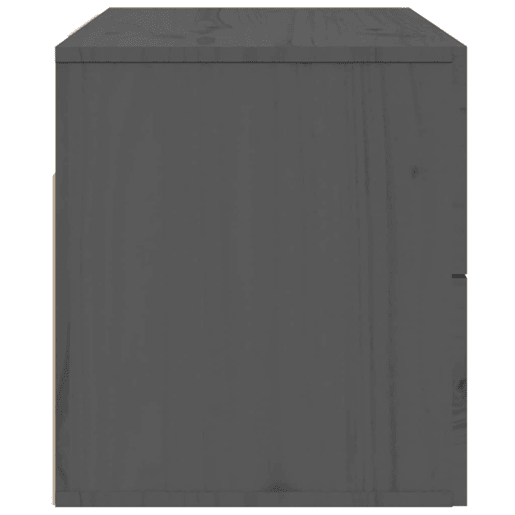 vidaXL Mesas de cabeceira de parede 2 pcs 50x36x40 cm cinzento