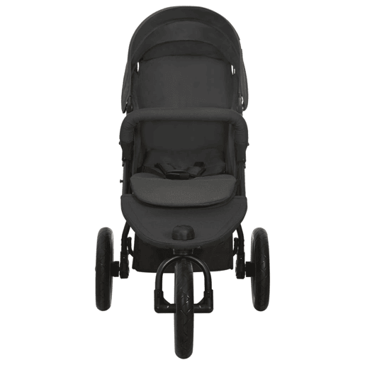 vidaXL Carrinho de bebé aço antracite vidaXL Carrinho de bebé aço antracite