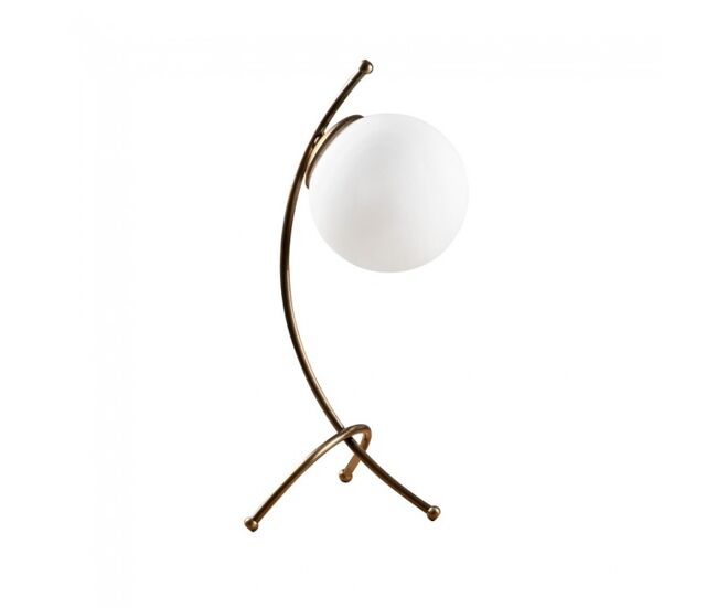 Lámpara de mesa kelen opal oro marca wonderlamp
