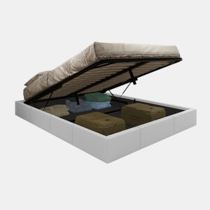 Cama Sommier Home de Casal (Branco)(200×160 cm)
