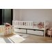 Cama individual infantil 96x208 Cama individual infantil 96x208 Blanco