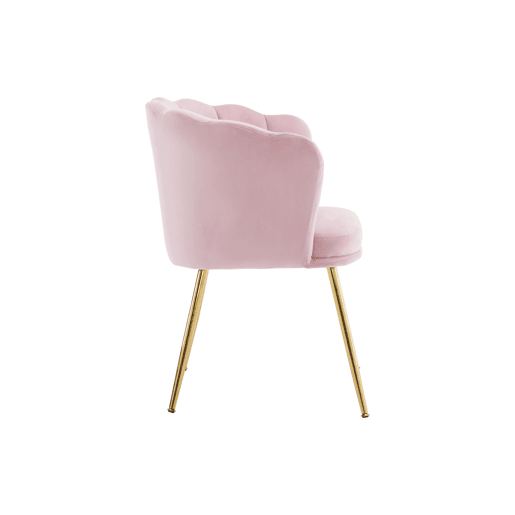 Conjunto de 6 candeirâoes de veludo,rosa