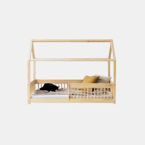 Cama infantil cabine de madeira Montessori Mila 80x140cm 70x140cm