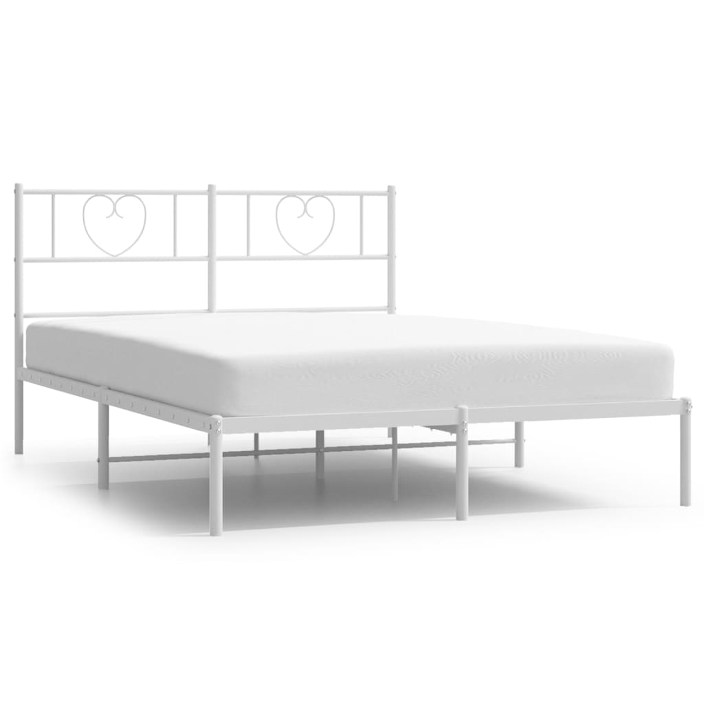 Estructura de cama 135x190 Blanco