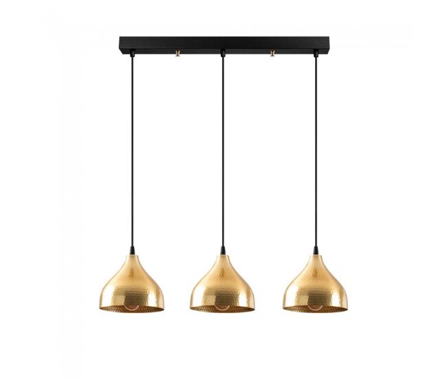 Regleta de techo asney 18 oro (3 luces) moderno