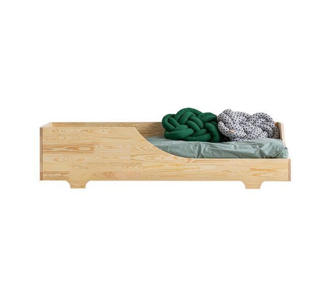 Cama 90x200 con somier Tonio Madera