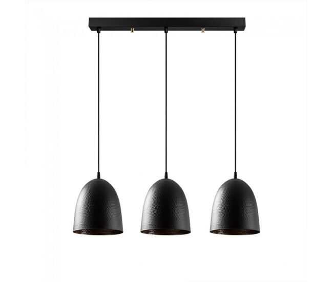 Regleta de techo asney 20 negro 3 luces marca wonderlamp
