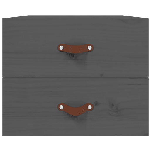 vidaXL Mesa de cabeceira de parede 50x36x40 cm cinzento vidaXL Mesa de cabeceira de parede 50x36x40 cm cinzento