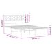 Estructura de cama 135x190 Estructura de cama 135x190 Blanco