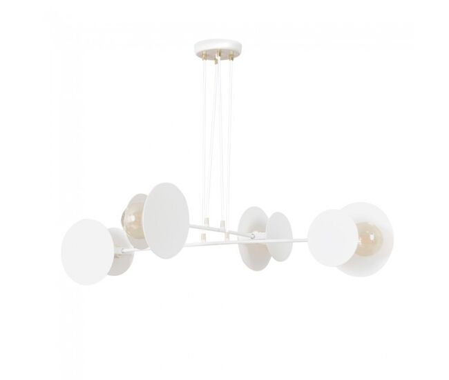 Lámpara de techo denis blanco 4 luces marca wonderlamp