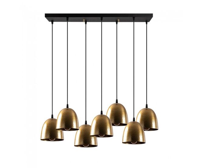 Lámpara colgante asney 18 vintage 7 luces marca wonderlamp