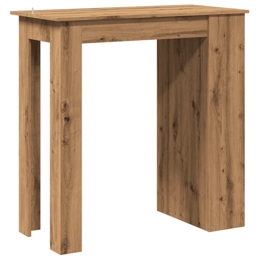 vidaXL Mesa de bar com prateleira 102x50x103,5 cm carvalho artisiano vidaXL Mesa de bar com prateleira 102x50x103,5 cm carvalho artisiano