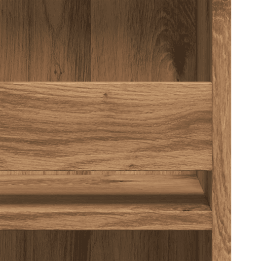 vidaXL Mesa de bar com prateleira 102x50x103,5 cm carvalho artisiano vidaXL Mesa de bar com prateleira 102x50x103,5 cm carvalho artisiano