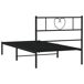Estructura de cama 90x190 Estructura de cama 90x190 Negro