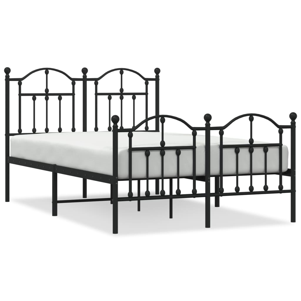 Estructura de cama 120x190 Negro