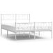 Estructura de cama 135x190 Estructura de cama 135x190 Blanco