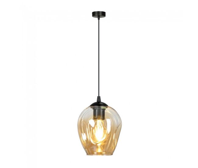 Lámpara de techo domos ámbar marca wonderlamp