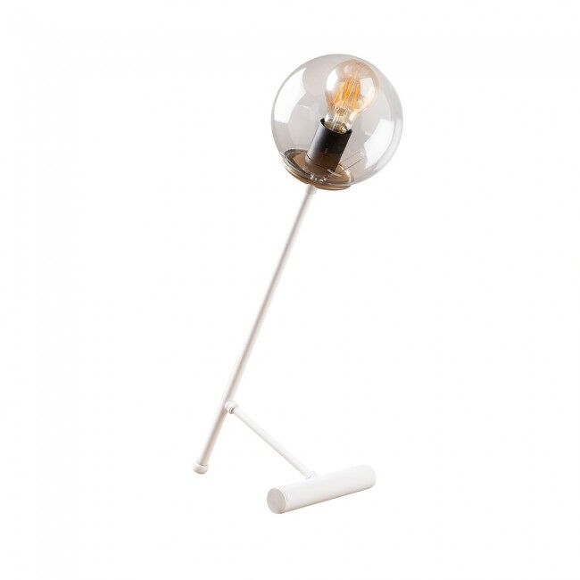 Lámpara de mesa birdie transparente blanco