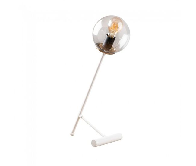 Lámpara de mesa birdie transparente blanco