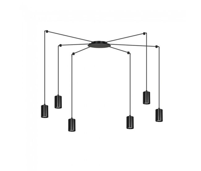 Lámpara colgante finder 6 luces marca wonderlamp