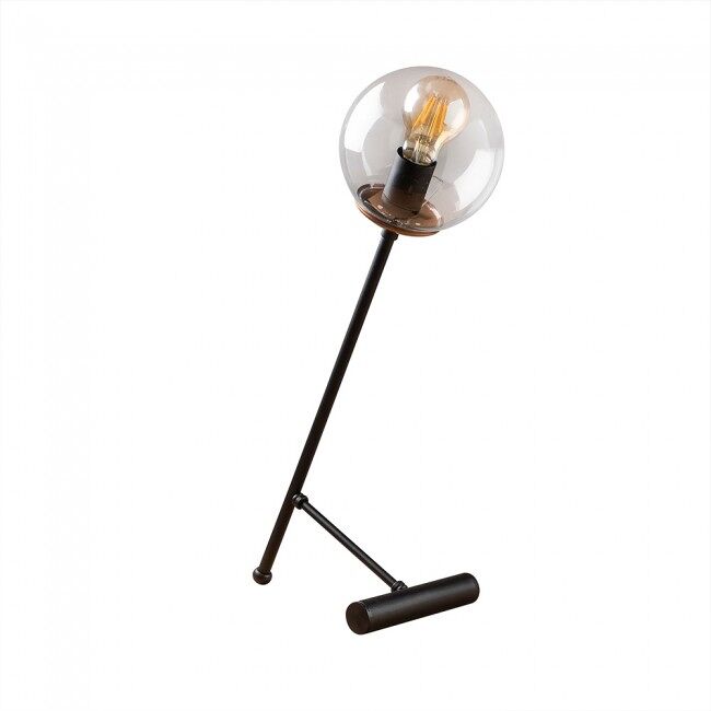 Lámpara de mesa birdie transparente negro marca wonderlamp