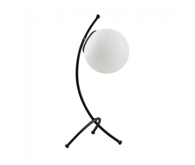 Lámpara de mesa kelen opal negro