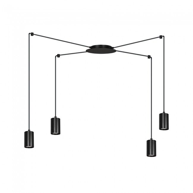 Lámpara colgante finder 4 luces marca wonderlamp