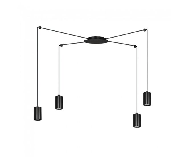 Lámpara colgante finder 4 luces marca wonderlamp