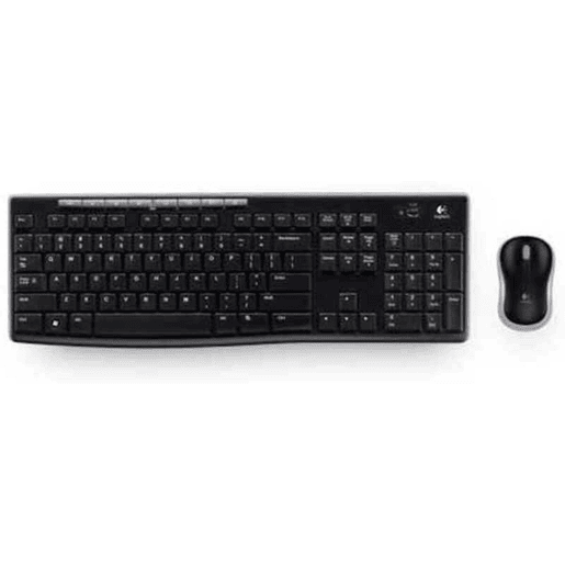 Rato e Teclado Logitech LGT-MK270-US Preto Inglês EEUU QWERTY Qwerty US