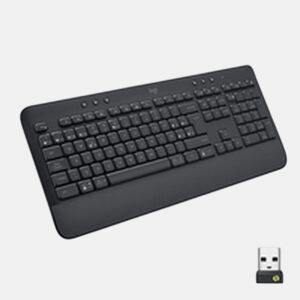 Teclado Logitech Signature K650 Preto Cinzento Qwerty espanhol