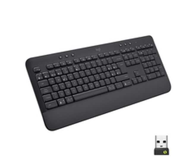 Teclado logitech signature k650 negro gris qwerty español