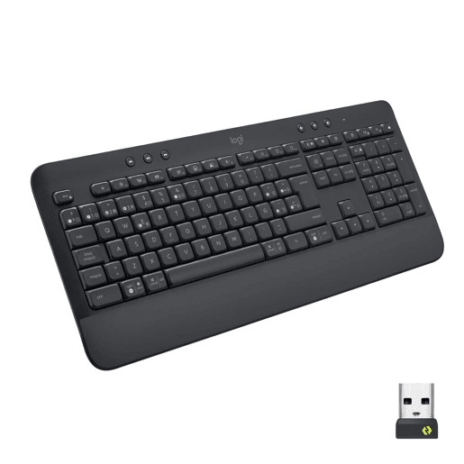 Teclado Logitech Signature K650 Preto Cinzento Qwerty espanhol