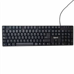 Teclado iggual CK-FRAMELESS-105T Preto