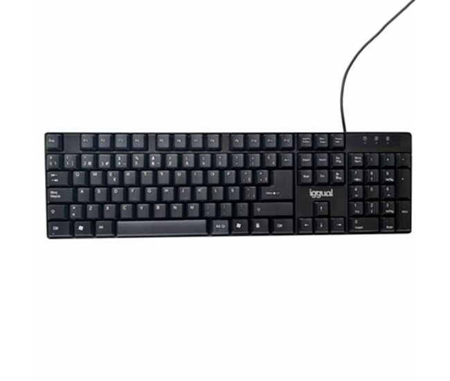 Teclado iggual ck-frameless-105t negro