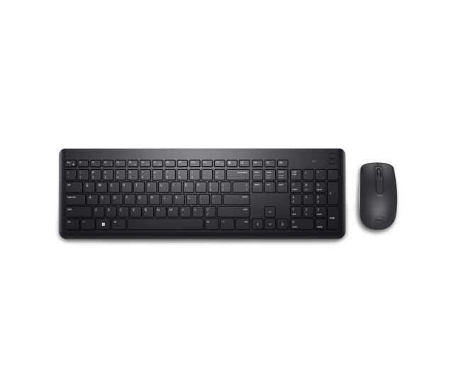 Teclado y ratón dell km3322w qwerty us negro qwerty