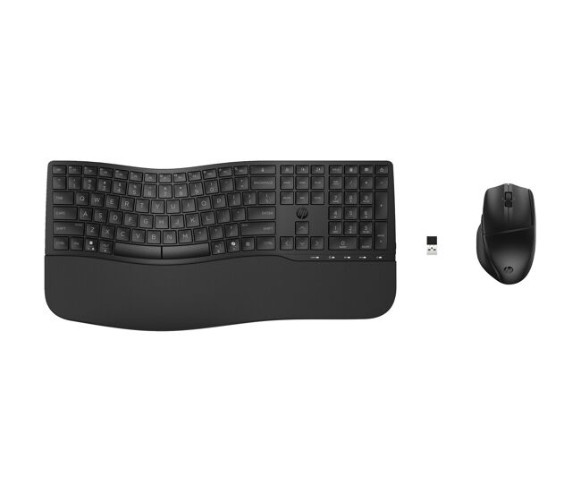 Teclado y ratón hp 8t6l7ut#abe negro