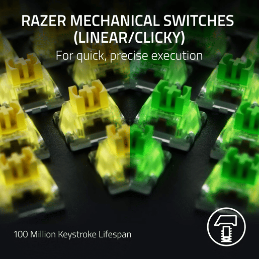 Teclado Razer RZ03-04680100-R3M1 Preto QWERTY Qwerty US