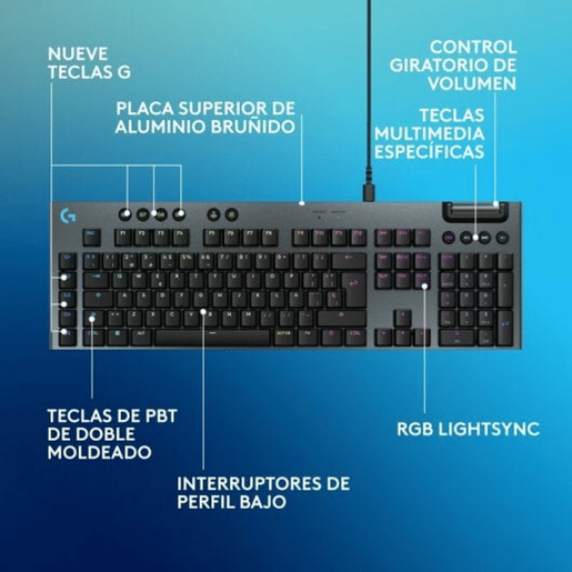 Teclado e Rato Logitech 920-012943 Preto Qwerty espanhol QWERTY