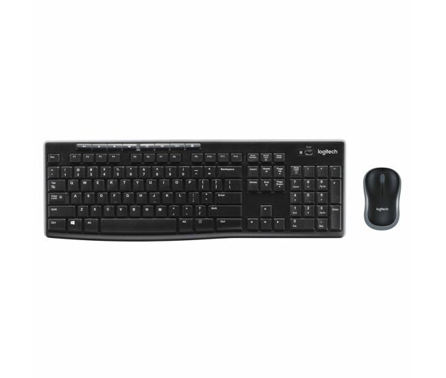 Teclado y ratón inalámbrico logitech mk270 qwerty inglés